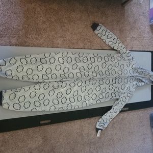 Juniors XL fully zipped cloud grey onsie